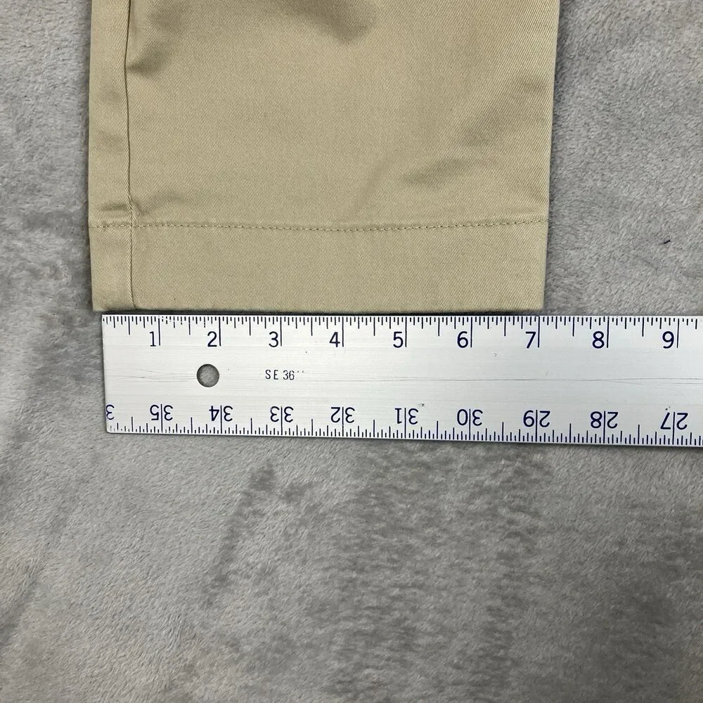 J Crew Chino Pants Mens 31x30 Khaki Stretch Slim TruTemp365 Lightweight CO402